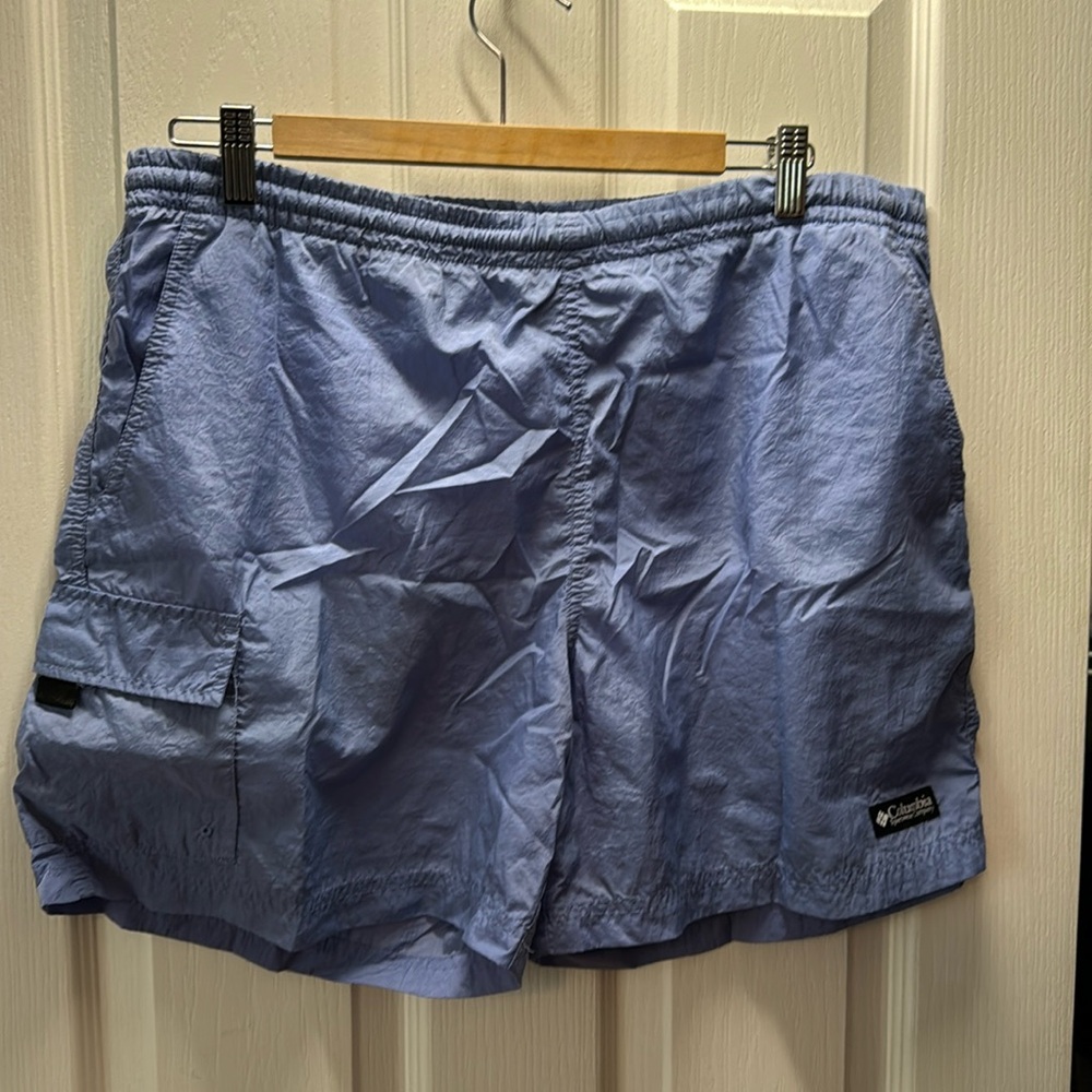 Columbia Lavender Nylon Cargo Shorts